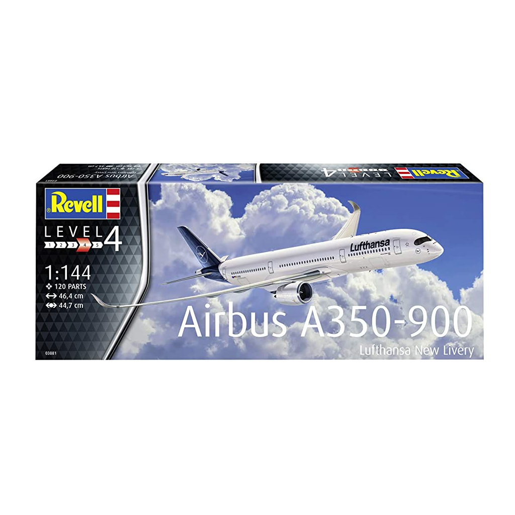 Revell 038811/144 Scale Airbus A350-900 Lufthansa New Model Kit - Techtonic Hobbies - Revell