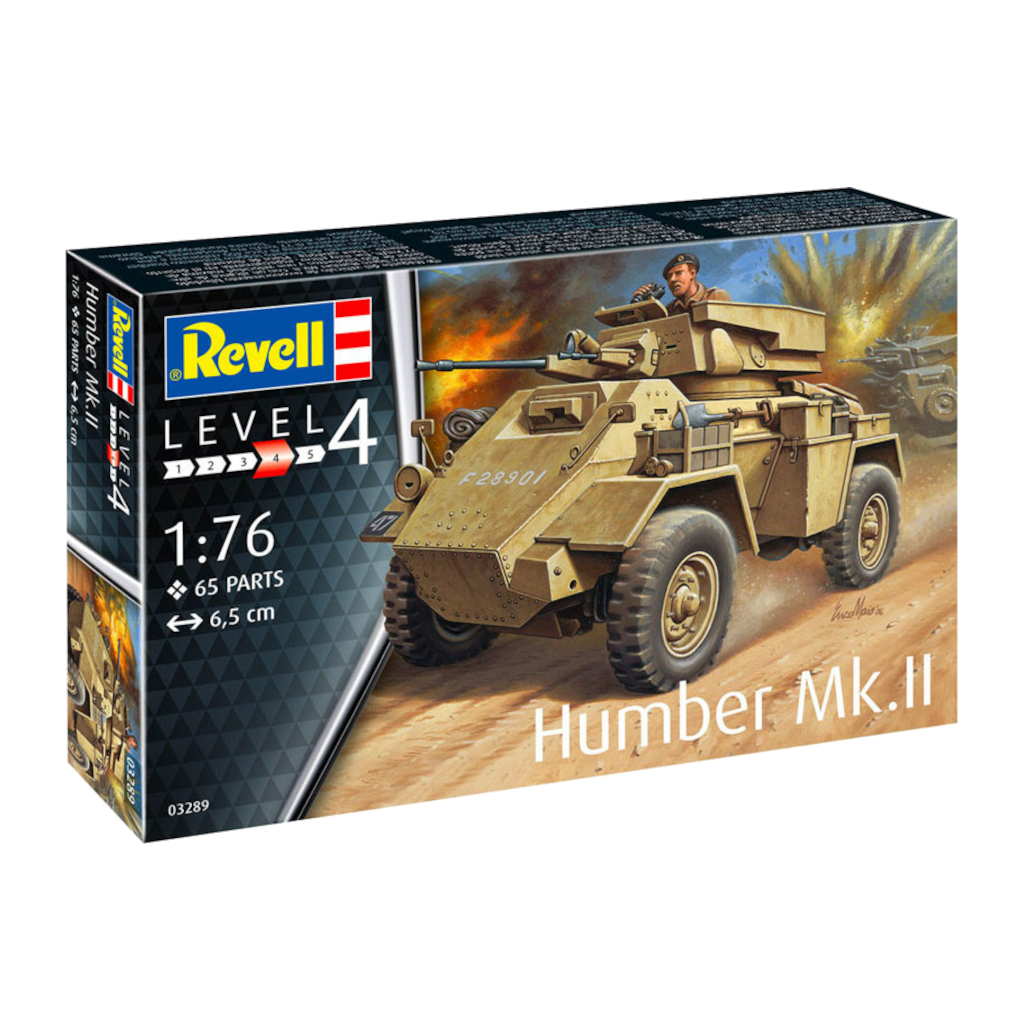 Revell 03289 1/76 Scale Humber Mk.II Armored Car - Techtonic Hobbies - Revell