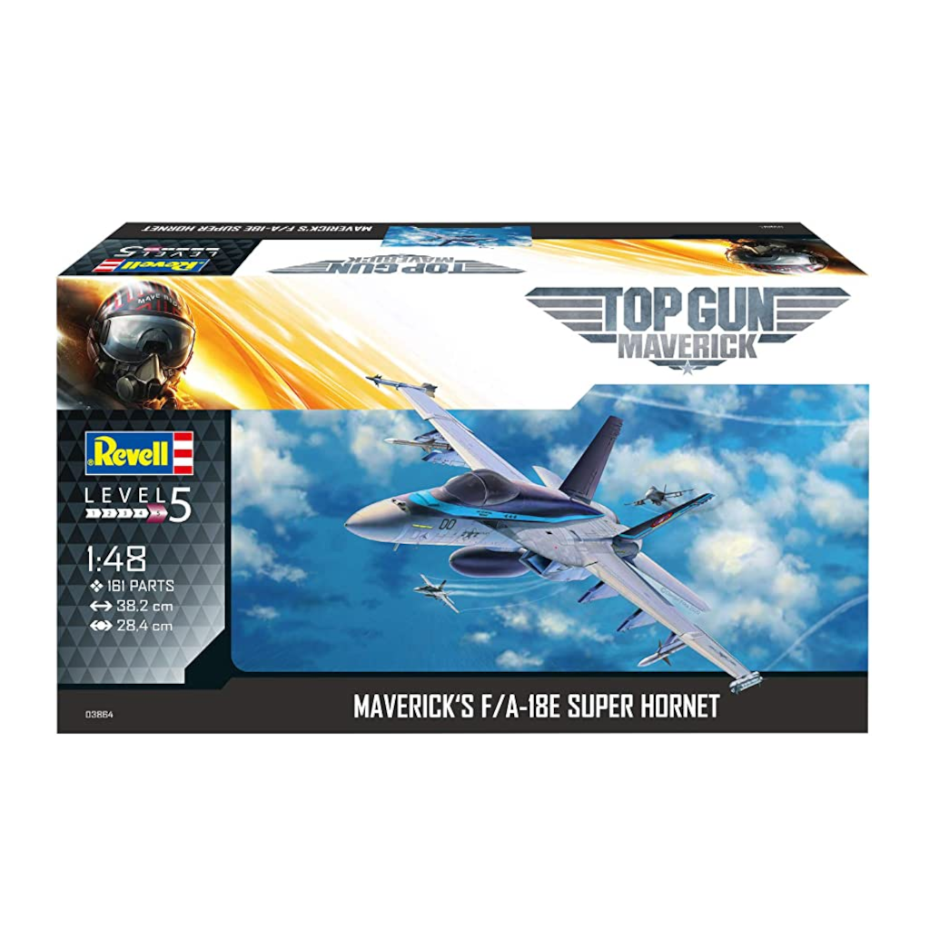 Revell 03864 1/48 Scale Mavrick's F/A-18E Super Hornet "TOP GUN" - Techtonic Hobbies - Revell