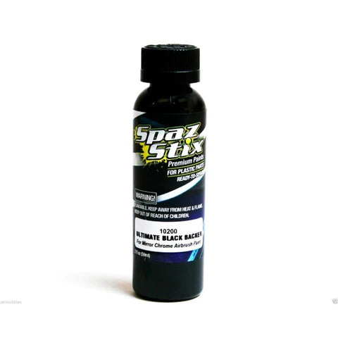 Spazstix-Spazstix Ultimate black backer AIRBRUSH PAINT 2OZ - SZX10200 -rc-cars-scale-models-sunshine-coast