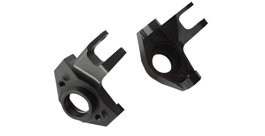 PRO ALUMINUM KNUCKLES FOR SCX10 II (BLACK) SSD00144 (RC Car) - Techtonic Hobbies - SSD