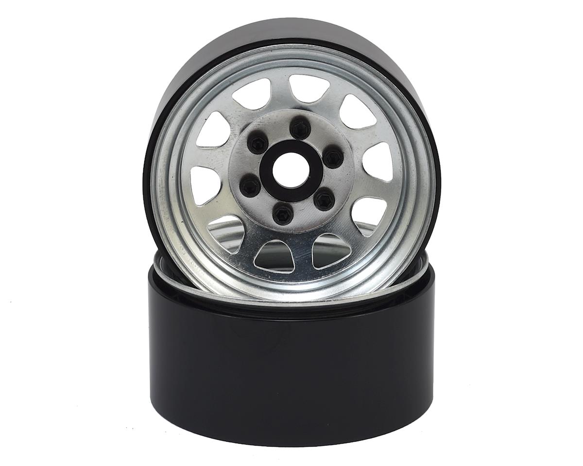 SSD RC Stock 1.9 � Steel Beadlock Wheels (Silver) (RC Car) - Techtonic Hobbies - SSD