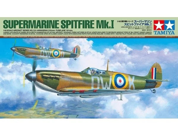 Tamiya-Tamiya Spitfire MK.VB-rc-cars-scale-models-sunshine-coast