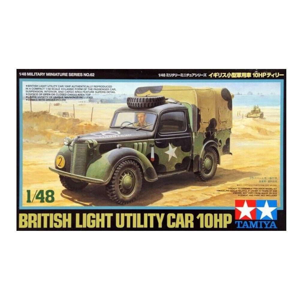 Tamiya 32562 1/48 scale British Light Utility Car 10HP kit - Techtonic Hobbies - Tamiya