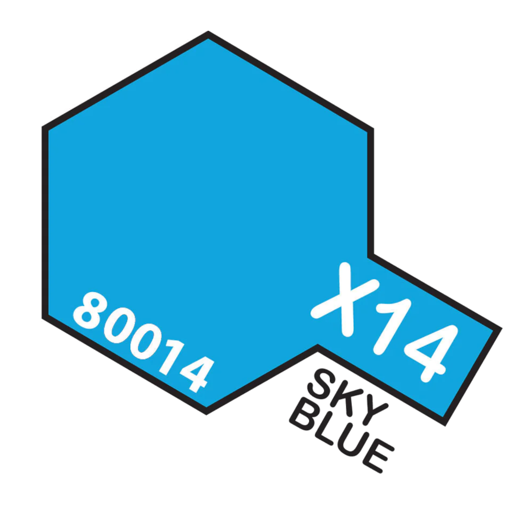 Tamiya Enamel X-14 Sky Blue - Techtonic Hobbies - Tamiya