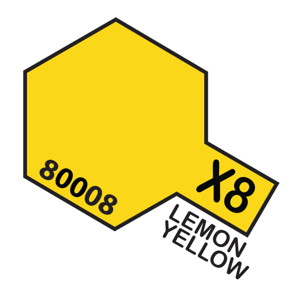Tamiya Enamel X-8 Lemon Yellow - Techtonic Hobbies - Tamiya