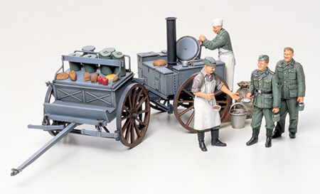Tamiya 35247 1/35 Scale German Field Kitchen Scenery - Techtonic Hobbies - Tamiya