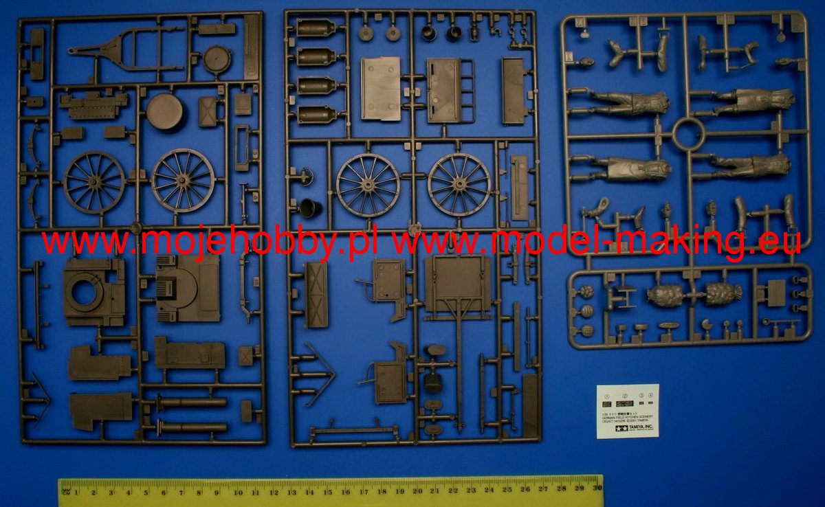 Tamiya 35247 1/35 Scale German Field Kitchen Scenery - Techtonic Hobbies - Tamiya