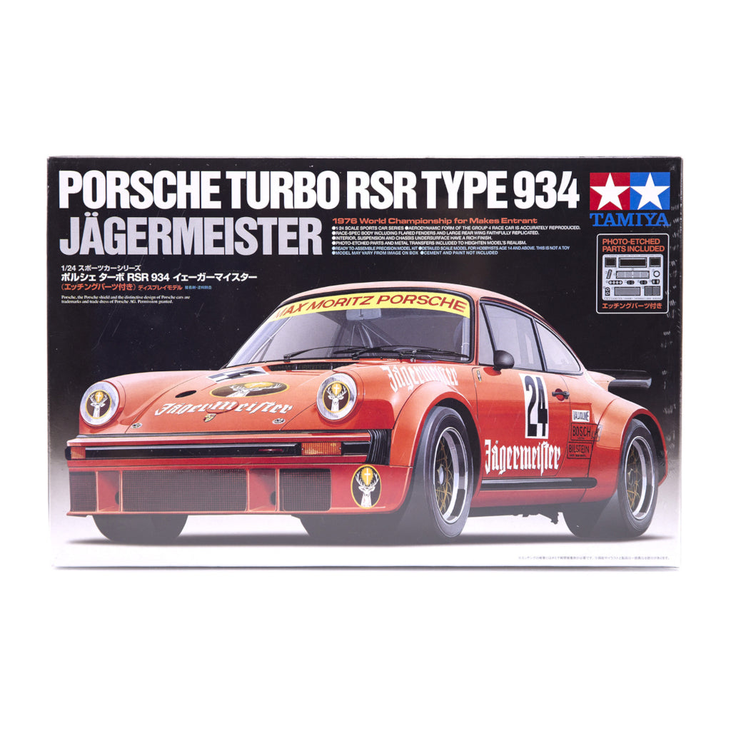 Tamiya 1/24 PORSCHE 934 JAEGER. - Techtonic Hobbies - Tamiya