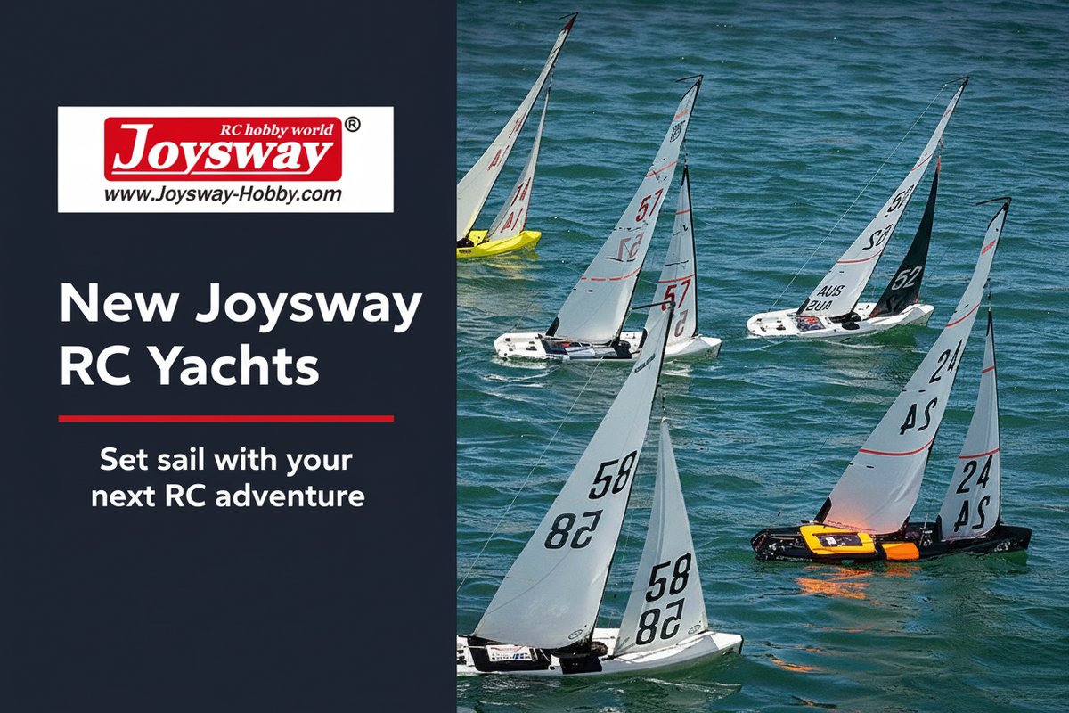 Email-safe Joysway RC Yachts promo graphic
