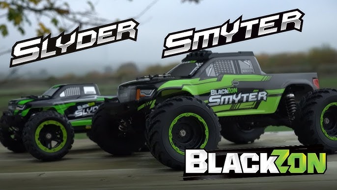 Blackzon Slyder and Smyter with branding and model names above