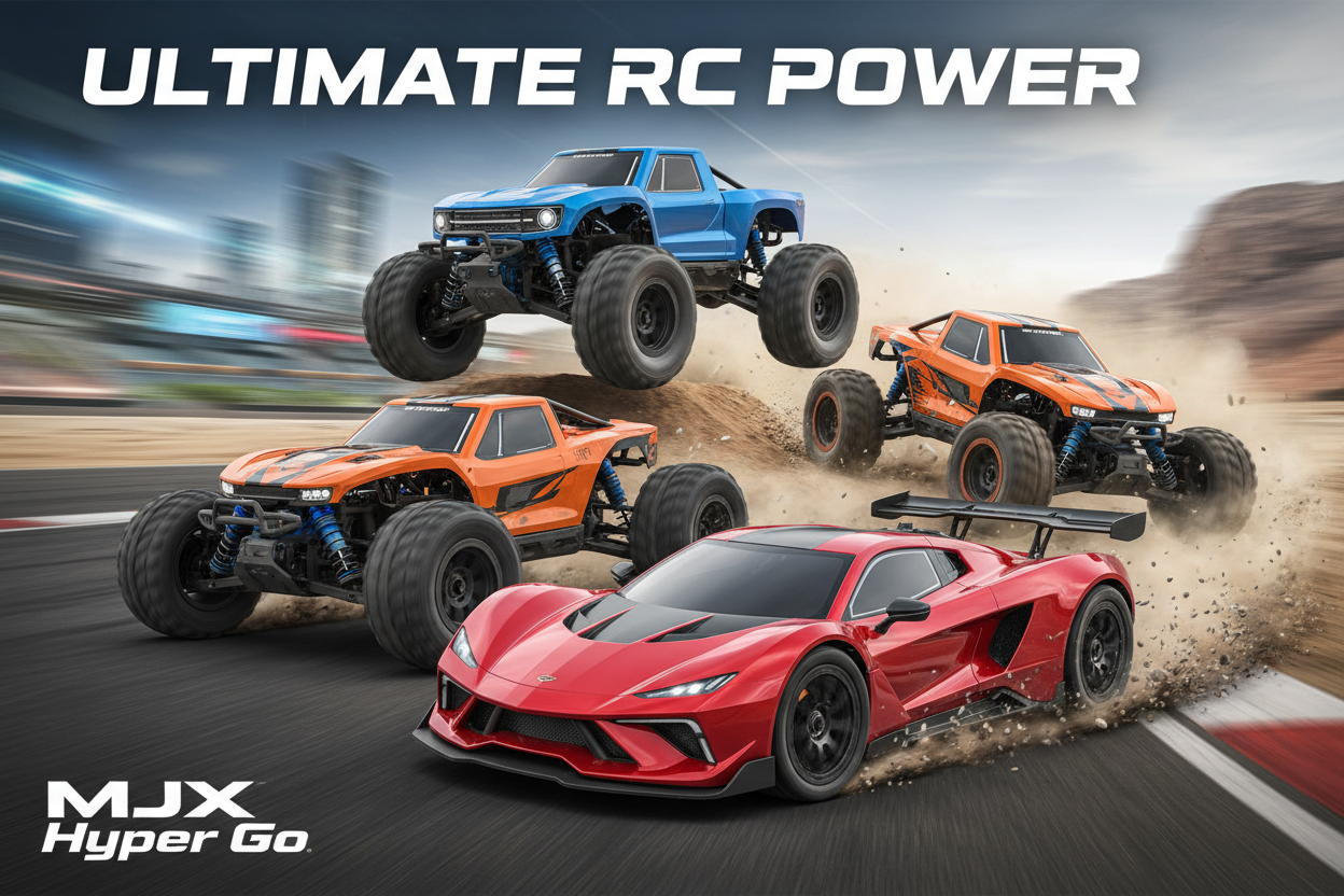 MJX Hyper Go remote control cars and trucks - fast small scale RC vehicles for racing and off-road driving