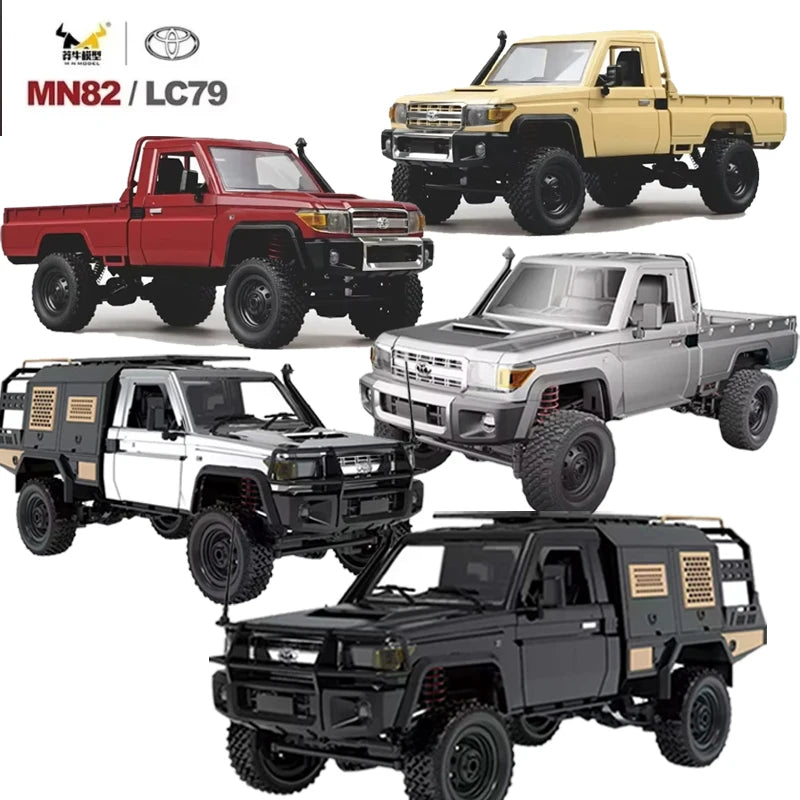 MN Model LC79 MN82 Red - Tan - Yellow - Black - Silver Toyota Lancruiser Ute's - Tow Trucks - Super Tourer