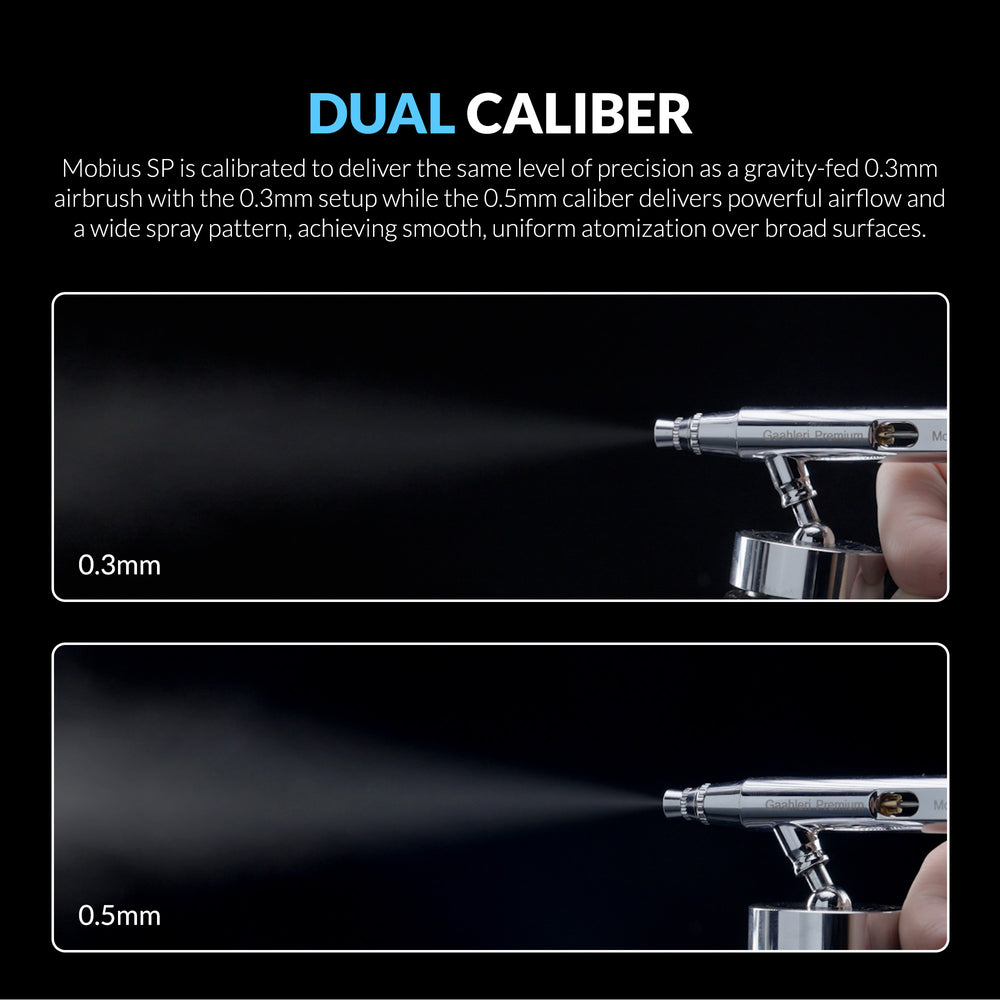 Gaahleri Premium Series GHPM-Mobius SP 0.3 & 0.5mm Airbrush