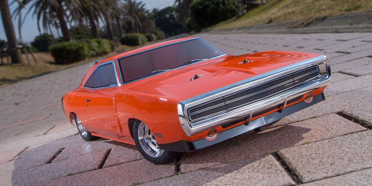 Kyosho 1/10 EP 4WD FAZER Mk2 FZ02L Series Readyset Dodge Charger 1970 Hemi Orange