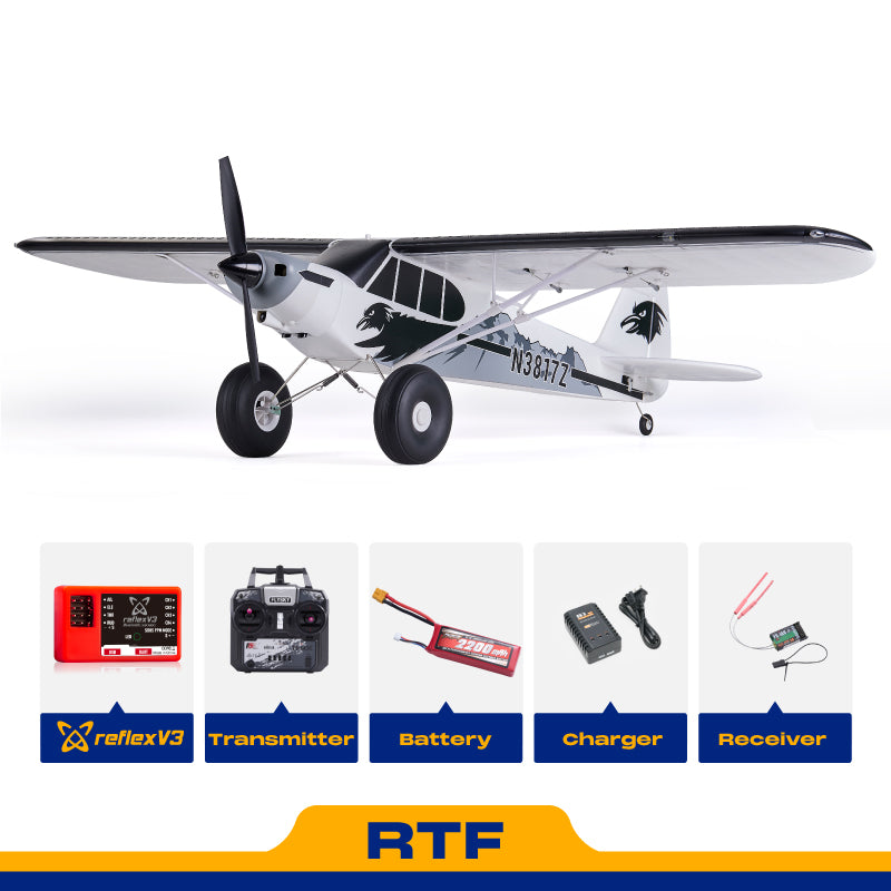 FMS 1300mm PA-18 Super Cub RTF RC Plane – Reflex V3 | Mode 2