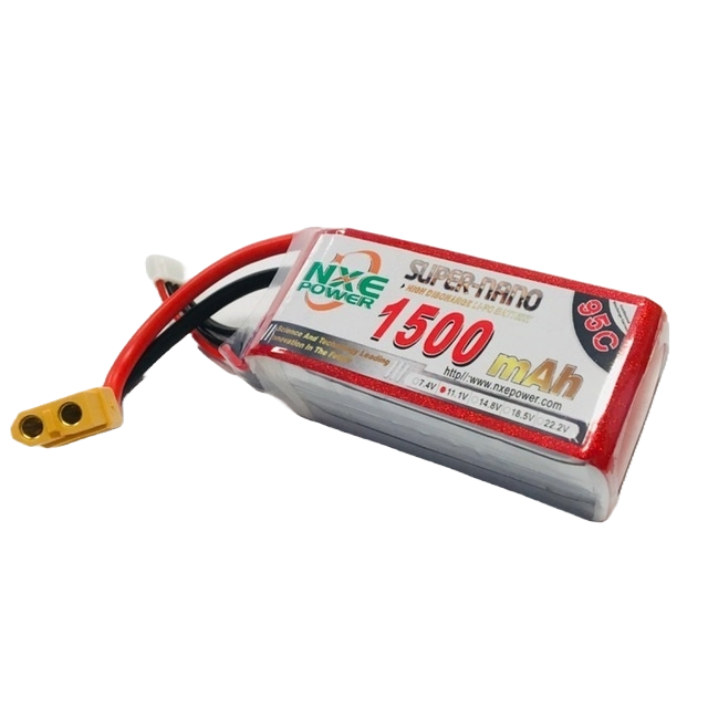 NXE 11.1V 1500 95c DRONE battery XT60