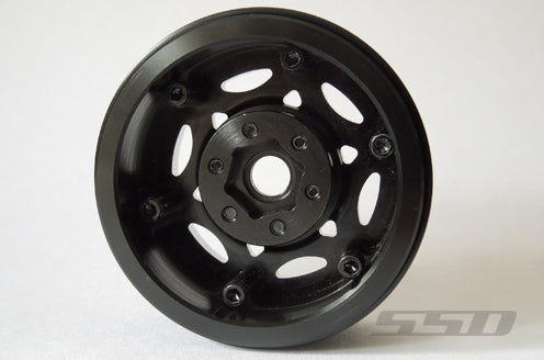 SSD RC 1.9 Champion Beadlock Wheels (Silver/Black)