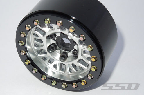 SSD RC Mesh 1.9" Beadlock Crawler Wheels (Silver) (2)