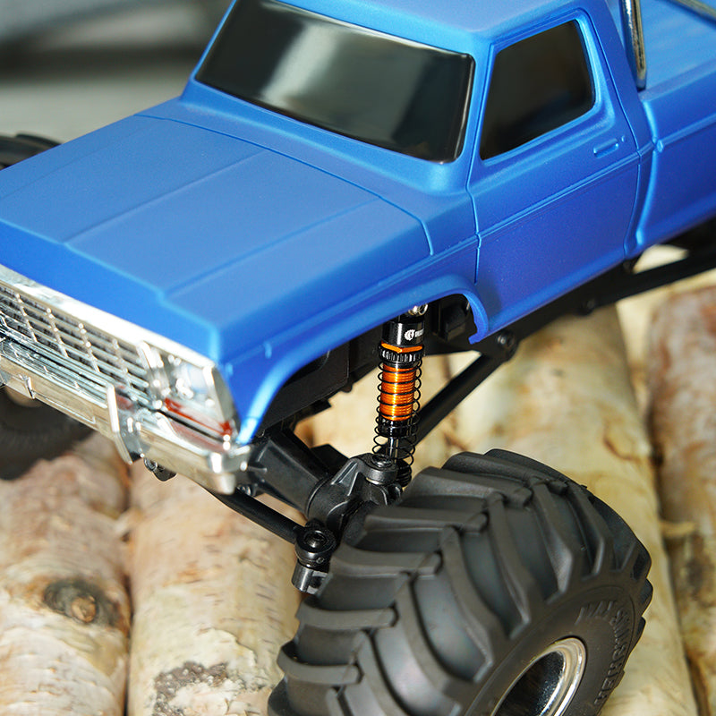 INJORA 45mm Aluminum Threaded Oil Shock Absorbers for FMS FCX24 FCX18