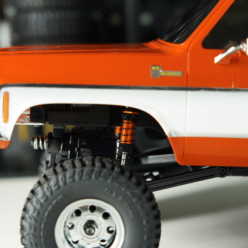 INJORA 45mm Aluminum Threaded Oil Shock Absorbers for FMS FCX24 FCX18