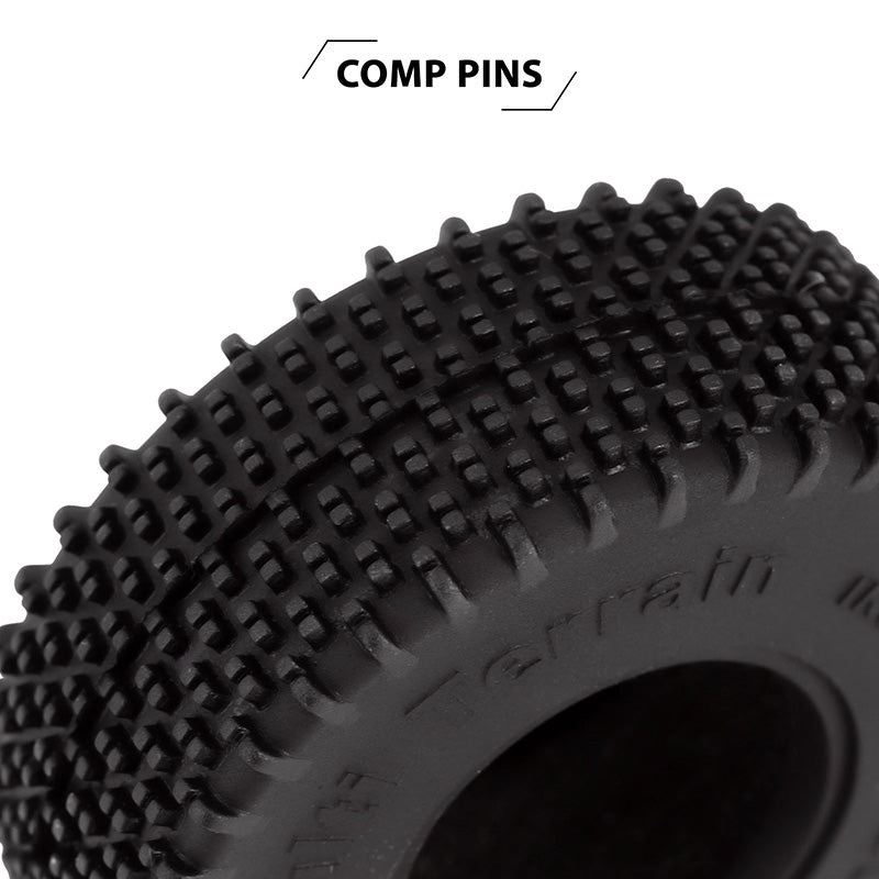 INJORA 1.0" 55x20mm Comp Pin Tires (T1013) (4)