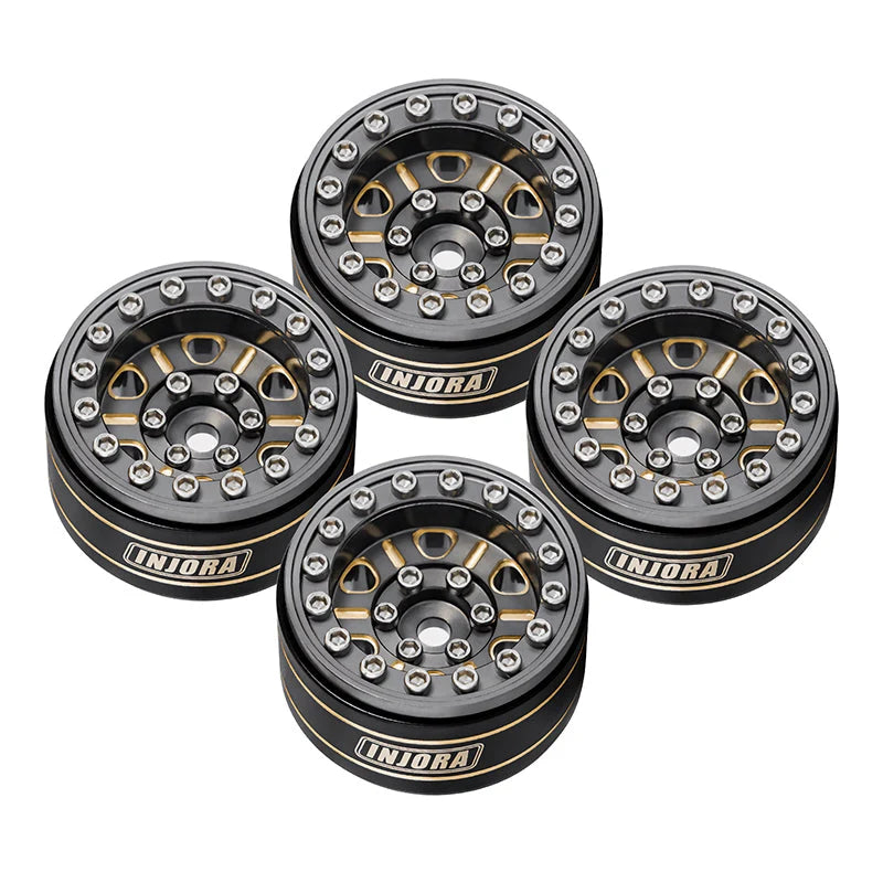 INJORA 1.0" 47g/pcs Brass -3.15mm Offset Wheels for Micro Crawlers (W1005)