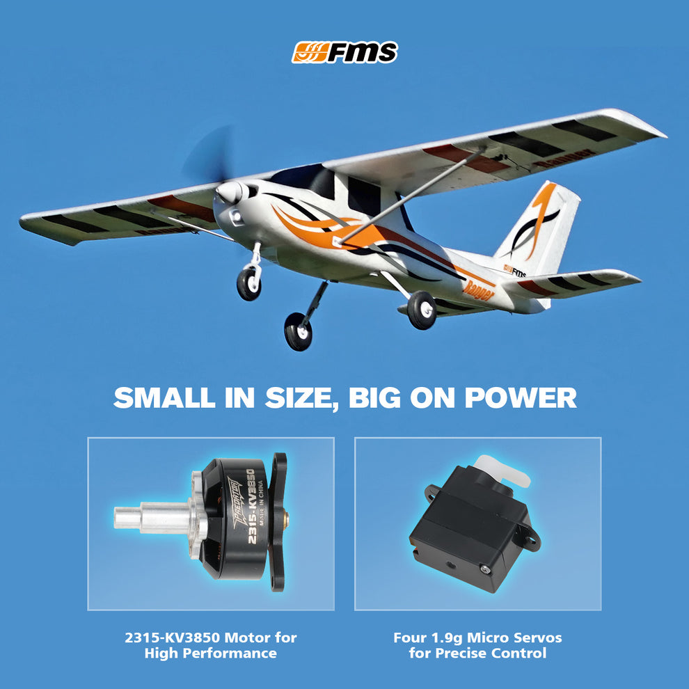 FMS Ranger 850mm PNP RC Plane | Beginner RC Aircraft