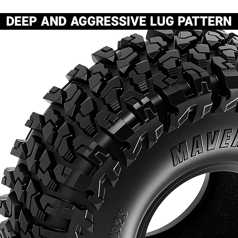 INJORA 1.9" (120*42mm 4.75" OD) MAVERIX S5 R/T Tires (T1925) (4)