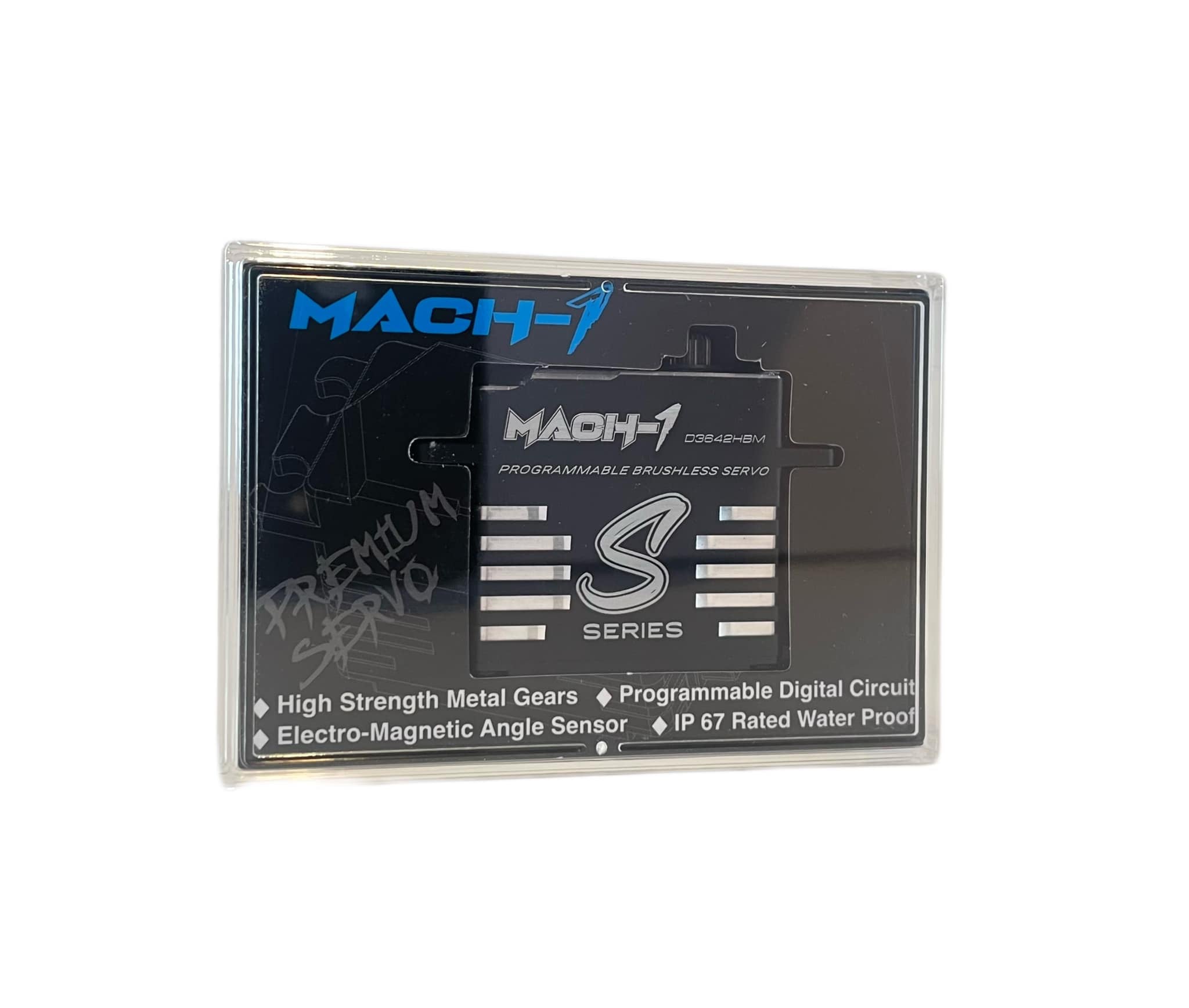 Mach-1 D3642HBM S Programmable 1/8 Waterproof Servo 42kg (D3642HBM) - Techtonic Hobbies - Mach-1