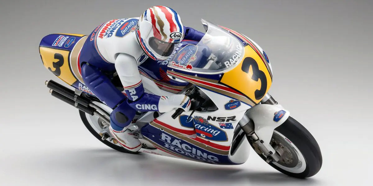 Kyosho 1/8 EP Hanging on Racer Honda NSR500 1991 Kit