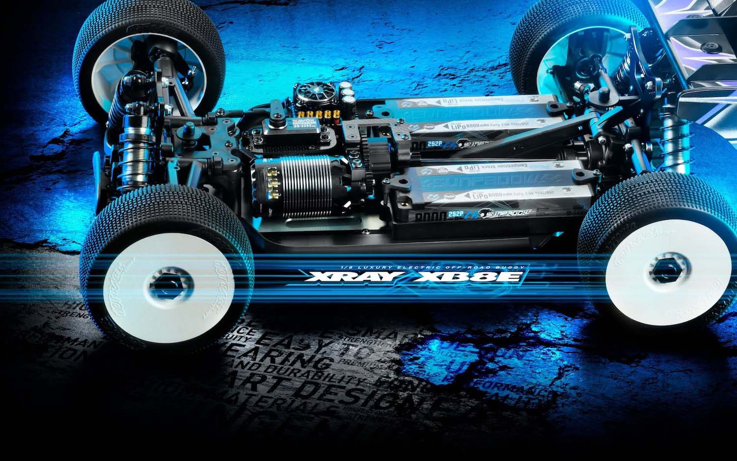 XRAY XB8E'24 - Luxury 1/8 Electric Off-Road Car - [Sunshine-Coast] - Team X-Ray - [RC-Car] - [Scale-Model]