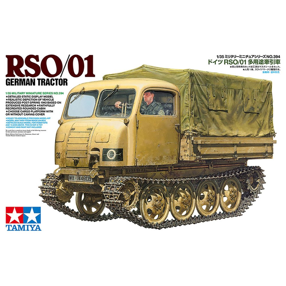Tamiya 1/35 German Tractor RSO/01 Model Kit