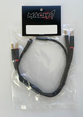 Mach-1 Racing Charge Lead - 300mm - 4mm to 5mm bullet (black) - [Sunshine-Coast] - Mach-1 - [RC-Car] - [Scale-Model]