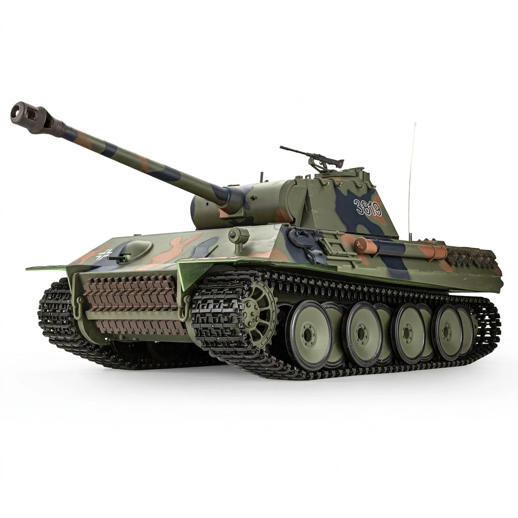 Heng Long HL-3819-1 German Panther 1/16 RC Tank - 2.4GHz RTR