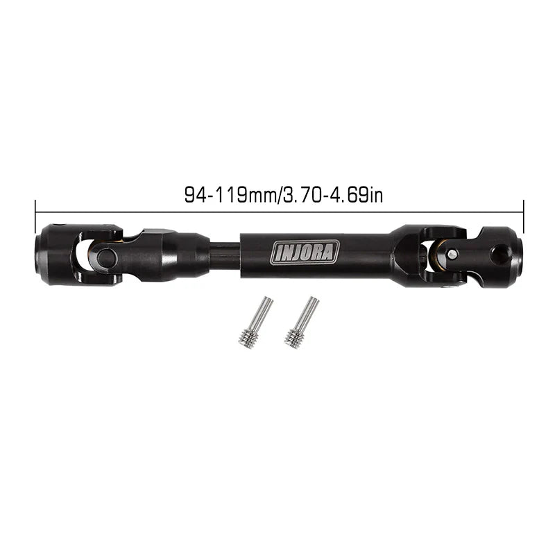 INJORA Steel Heavy-Duty Drive Shaft for 1/10 RC Car Crawler