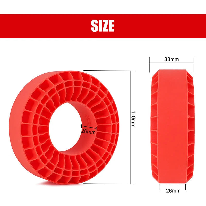 INJORA Silicone Rubber Inserts for 1.9" 118-122mm(4.75" OD) Tires (1906)