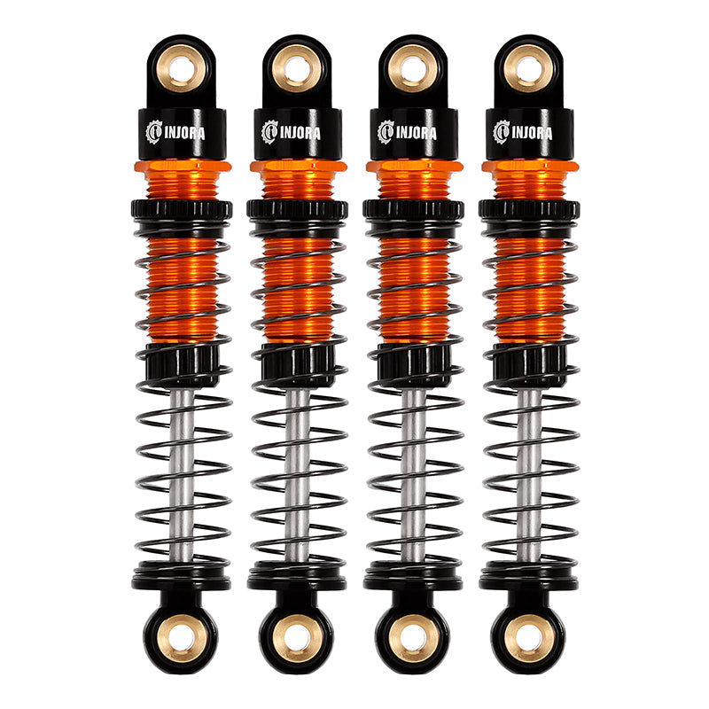 INJORA 45mm Aluminum Threaded Oil Shock Absorbers for FMS FCX24 FCX18