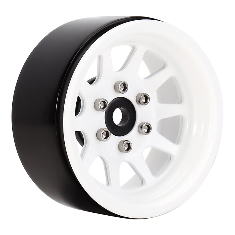 INJORA 1.9" 10-spoke Stamped Steel Wheels for 1/10 RC Crawlers