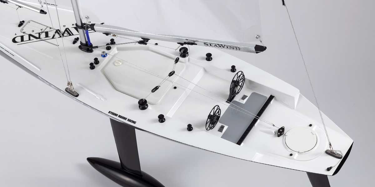 Kyosho Seawind Electric Racing Yacht Readyset [40462ST2] - Techtonic Hobbies - Kyosho