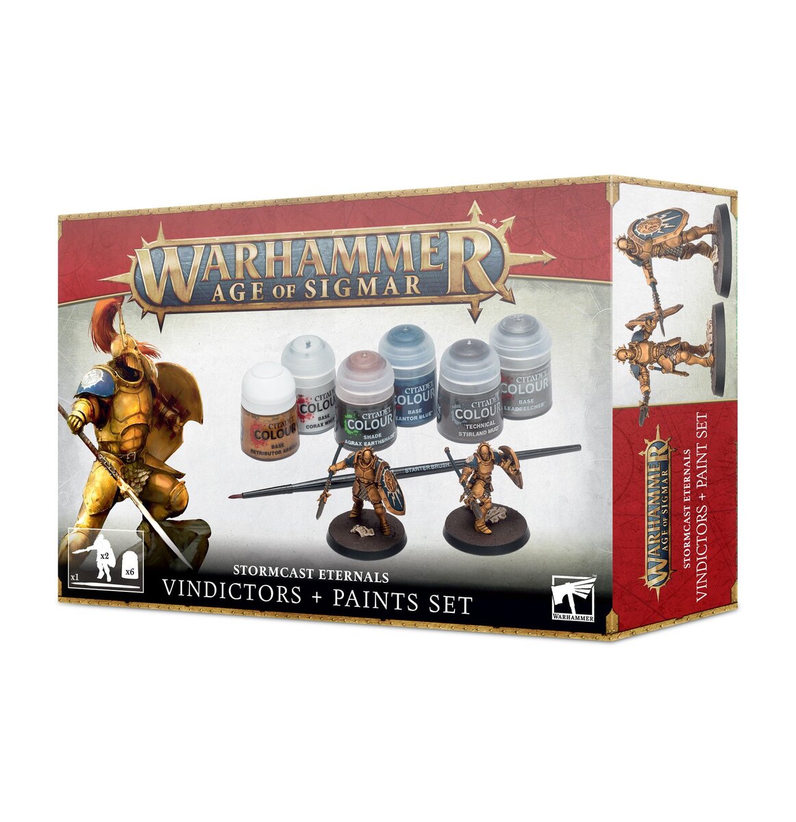 Warhammer- AoS- Stormcast Eternals & Paint Set - [Sunshine-Coast] - Games Workshop - [RC-Car] - [Scale-Model]