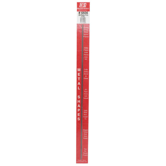 K&S Music Wire: .093" OD x 12" Long (1 Piece)