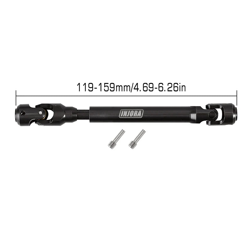 INJORA Steel Heavy-Duty Drive Shaft for 1/10 RC Car Crawler