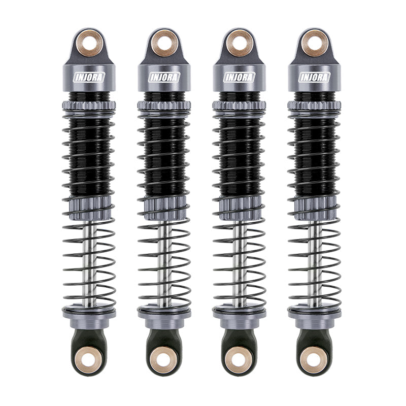 INJORA 59mm Long Threaded Oil Shocks for 1/18 Redcat Ascent-18 HPI Venture18