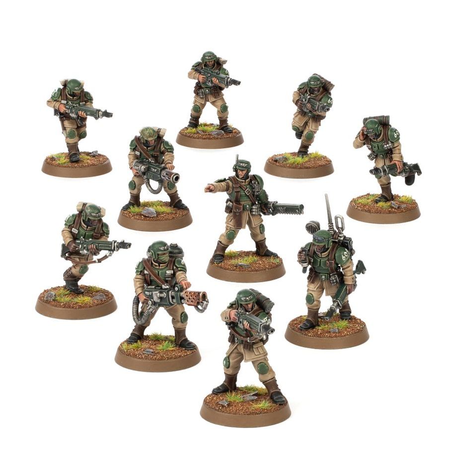 Warhammer 40000 -Astra Militarum - Cadian Shock Troopers - [Sunshine-Coast] - Games Workshop - [RC-Car] - [Scale-Model]