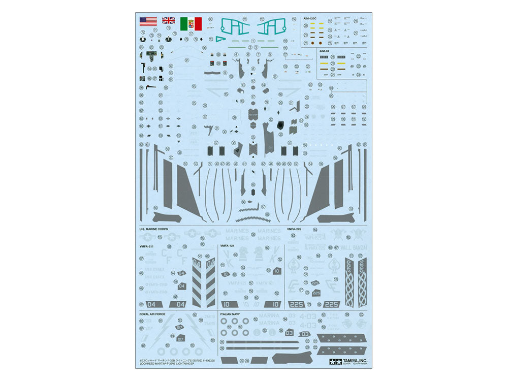 Tamiya 1/72 Lockheed Martin F-35B Lightning II Plastic Model Kit | 60793