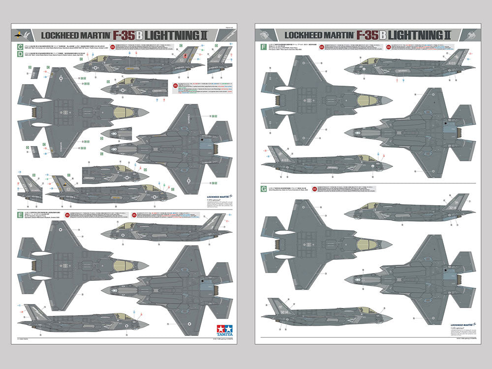 Tamiya 1/48 F-35B Lightning II STOVL Model Kit (61125)