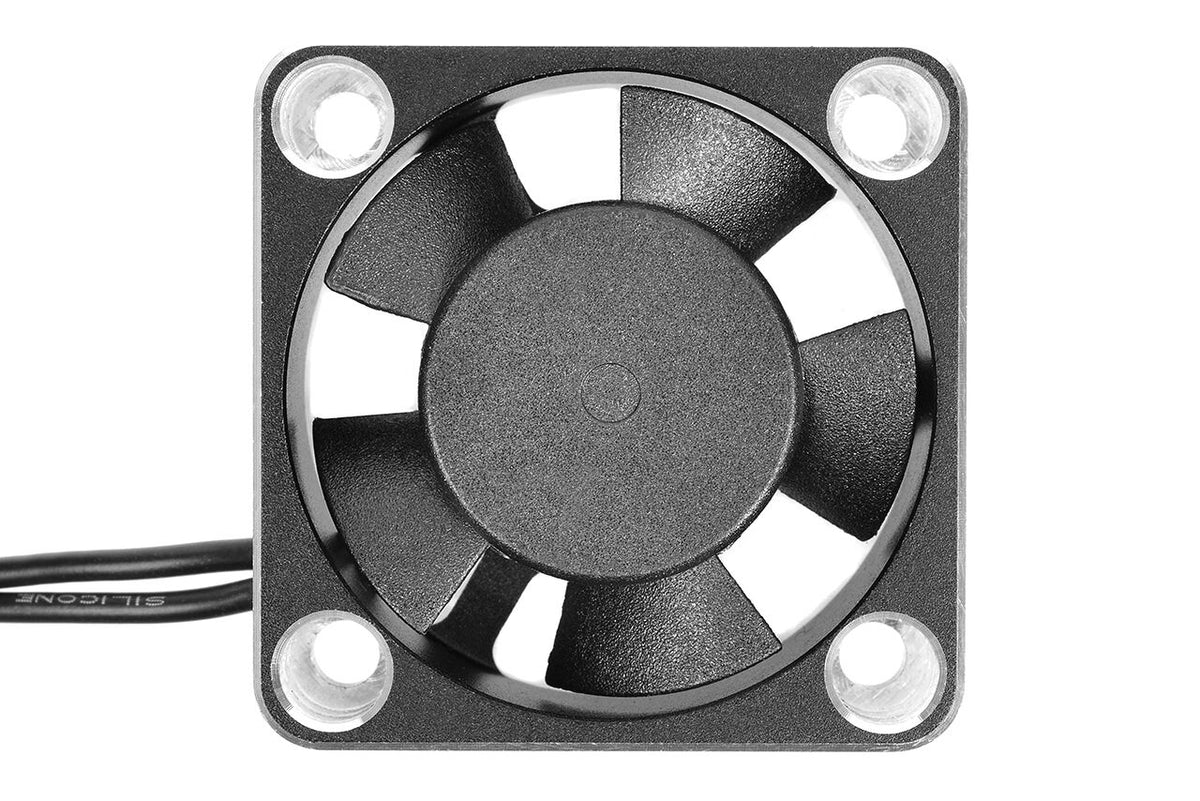 Team Corally TF-30 30mm Ultra High Speed Cooling Fan with BEC Connector – Black/Silver