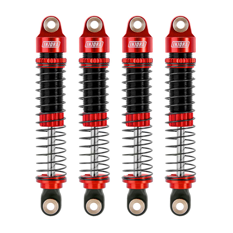 INJORA 59mm Long Threaded Oil Shocks for 1/18 Redcat Ascent-18 HPI Venture18