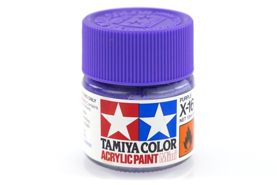 Tamiya Acrylic Mini X-16 Purple - [Sunshine-Coast] - Tamiya - [RC-Car] - [Scale-Model]